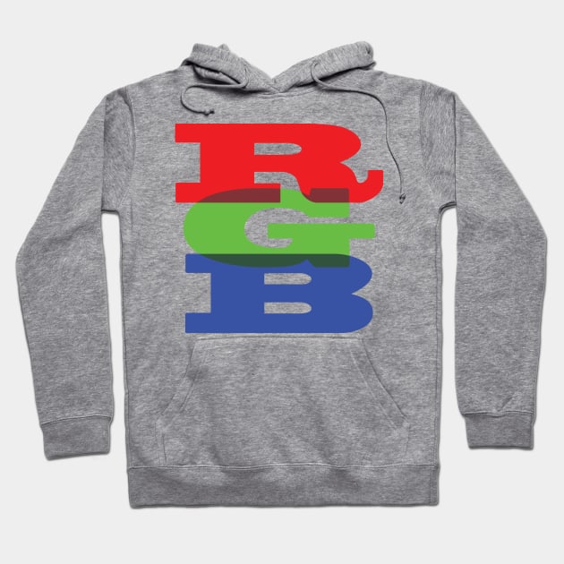 RGB - Red Green Blue Hoodie by oddmatter